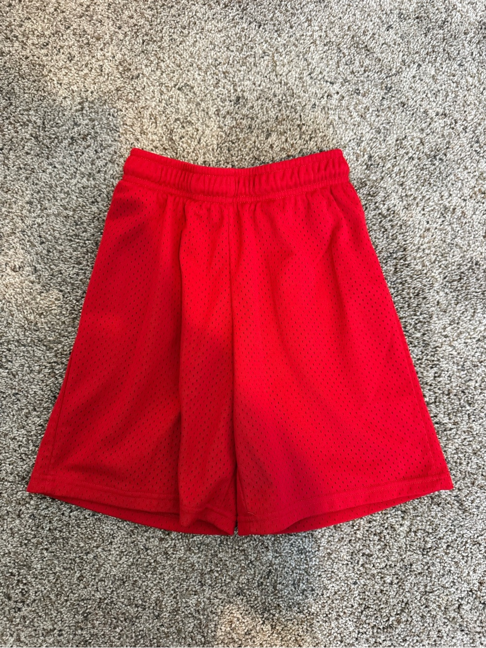Red Boys Mesh Sport Shorts